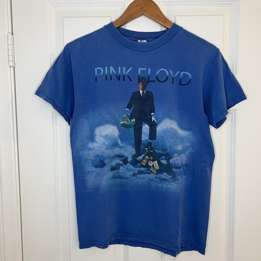 Vintage Pink Floyd Wish You Were Here Blue T Shirt AAA Alstyle Tag Size Medium